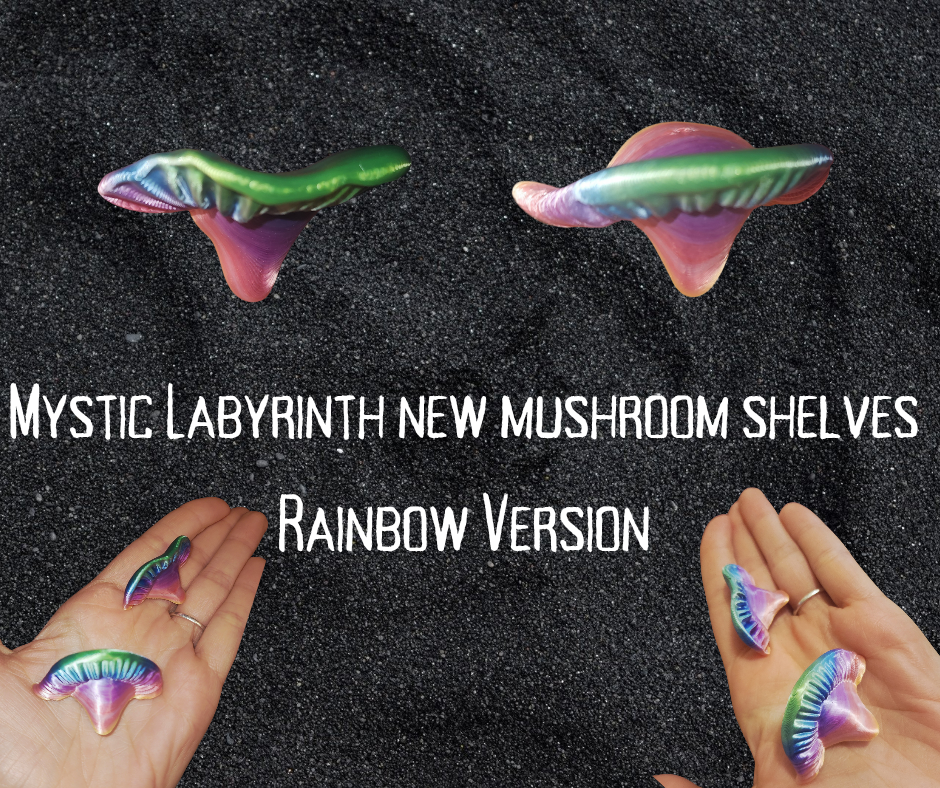 Mystical Mushroom Shelves
