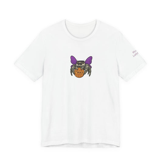 Funny Unisex Jersey Tee with Spider Graphic - Perfect for Casual Wear & Gifting