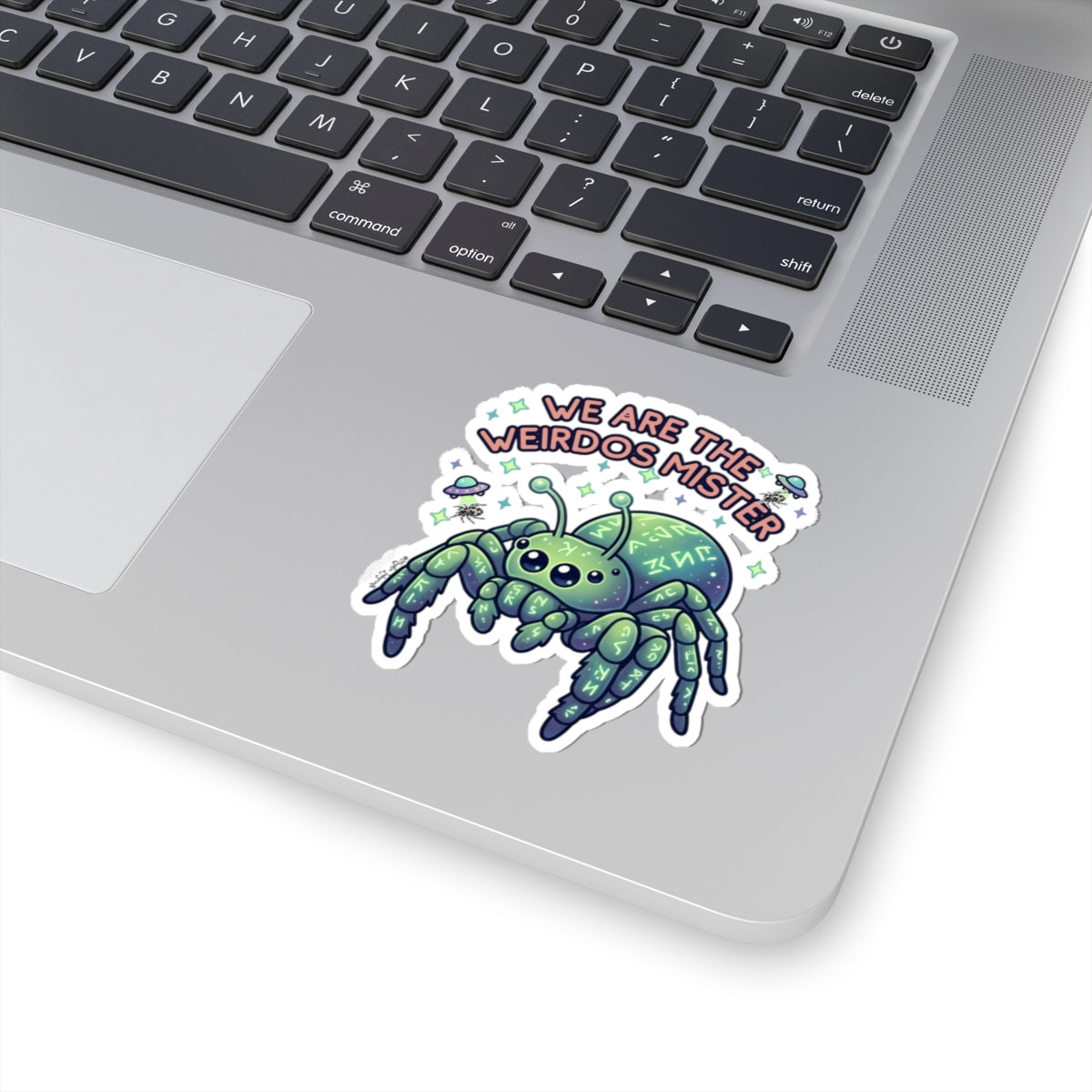 Alien Spood Sticker — Cute Cartoon Alien Kiss-Cut Sticker