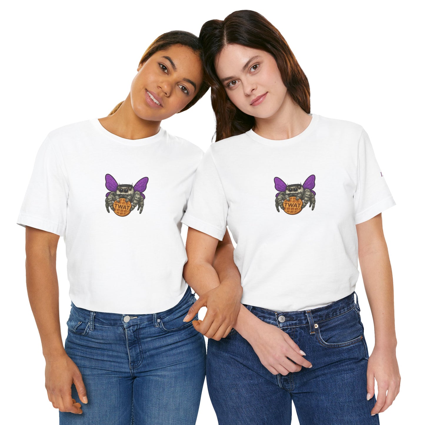 Funny Unisex Jersey Tee with Spider Graphic - Perfect for Casual Wear & Gifting