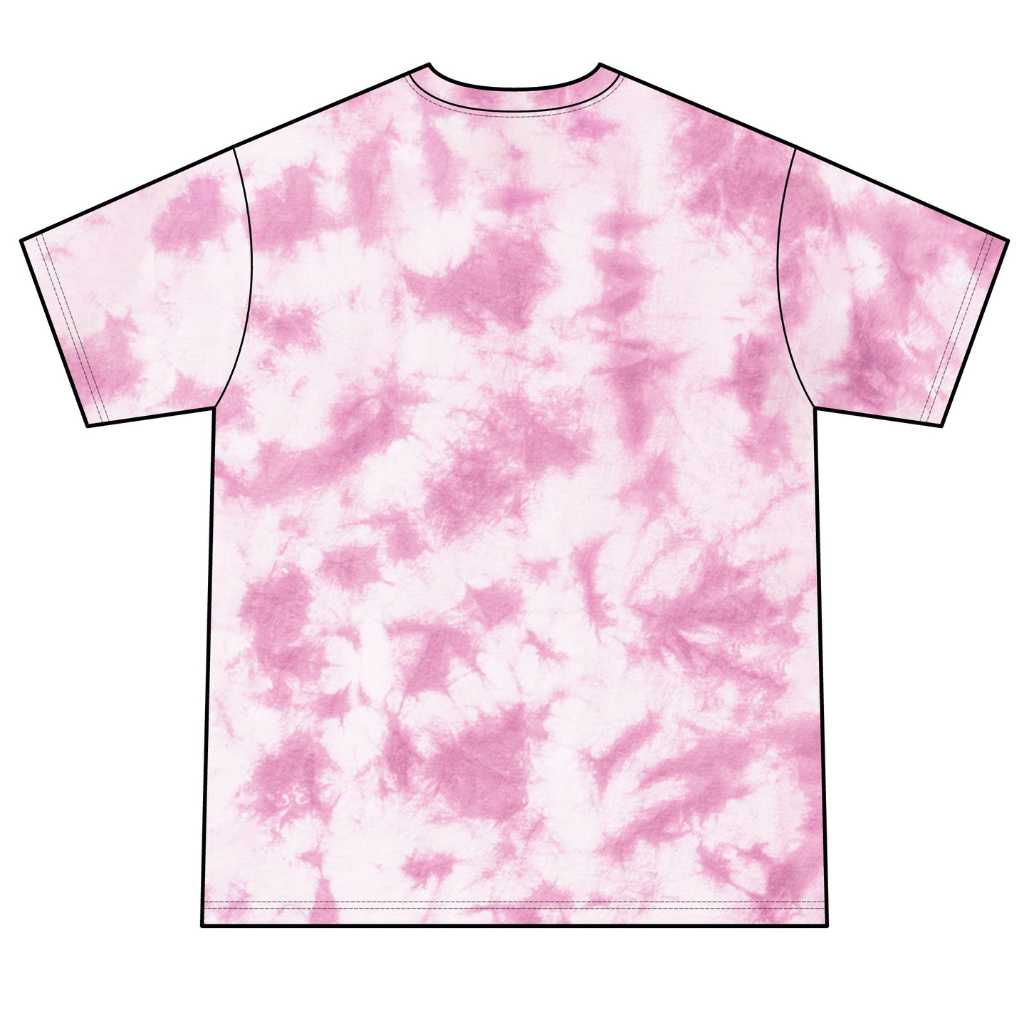 Crystal Spider Tie-Dye Tee — Gothic Crystal Spider Graphic Shirt