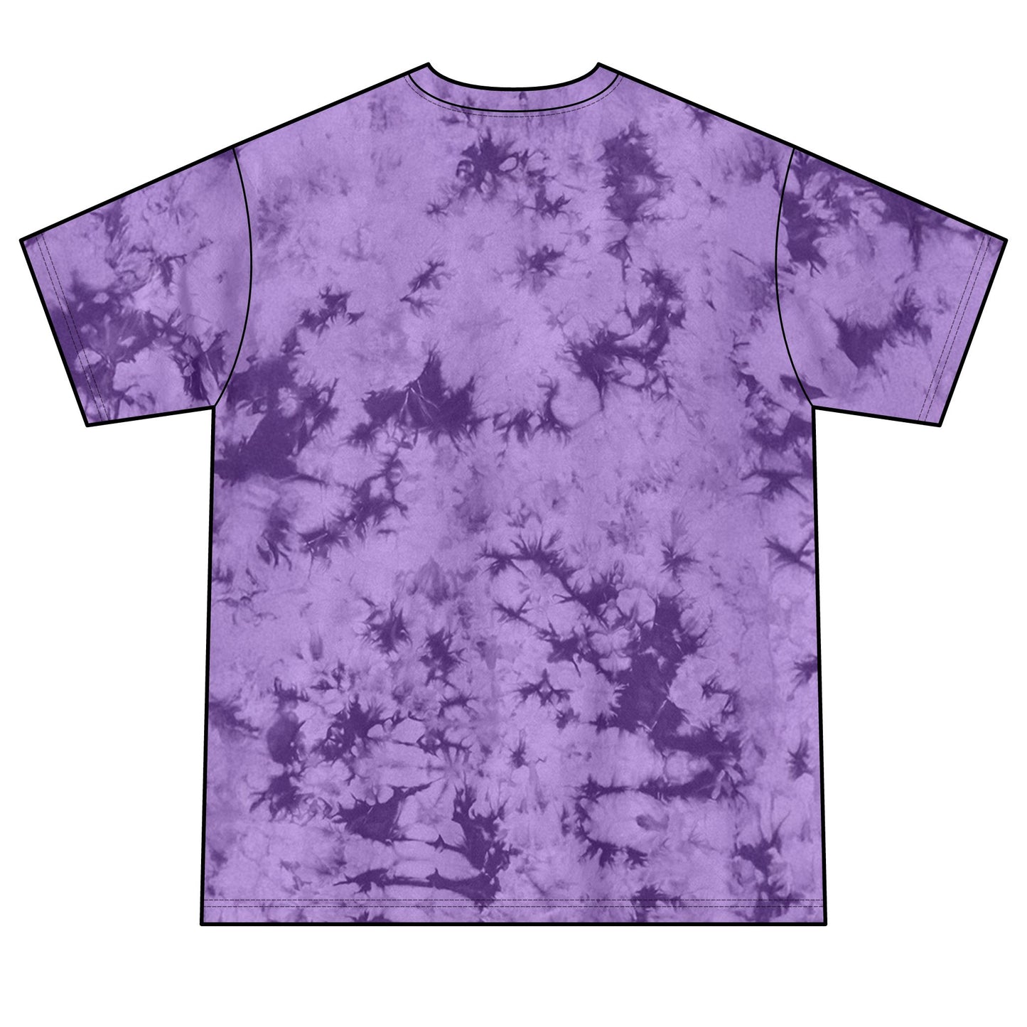 Crystal Spider Tie-Dye Tee — Gothic Crystal Spider Graphic Shirt