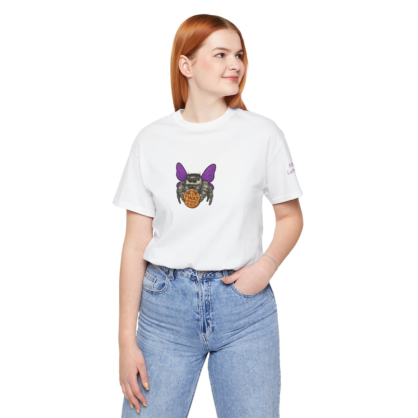 Funny Unisex Jersey Tee with Spider Graphic - Perfect for Casual Wear & Gifting
