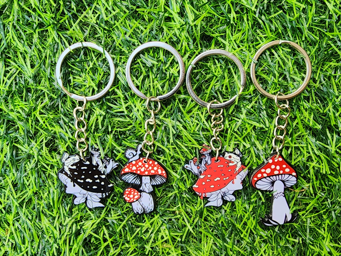 Mushroom Keychain