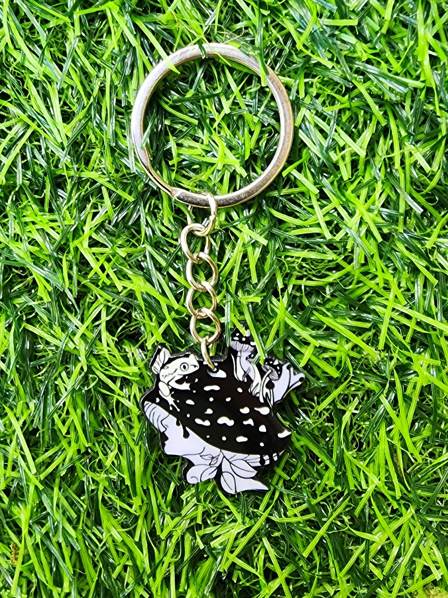 Mushroom Keychain