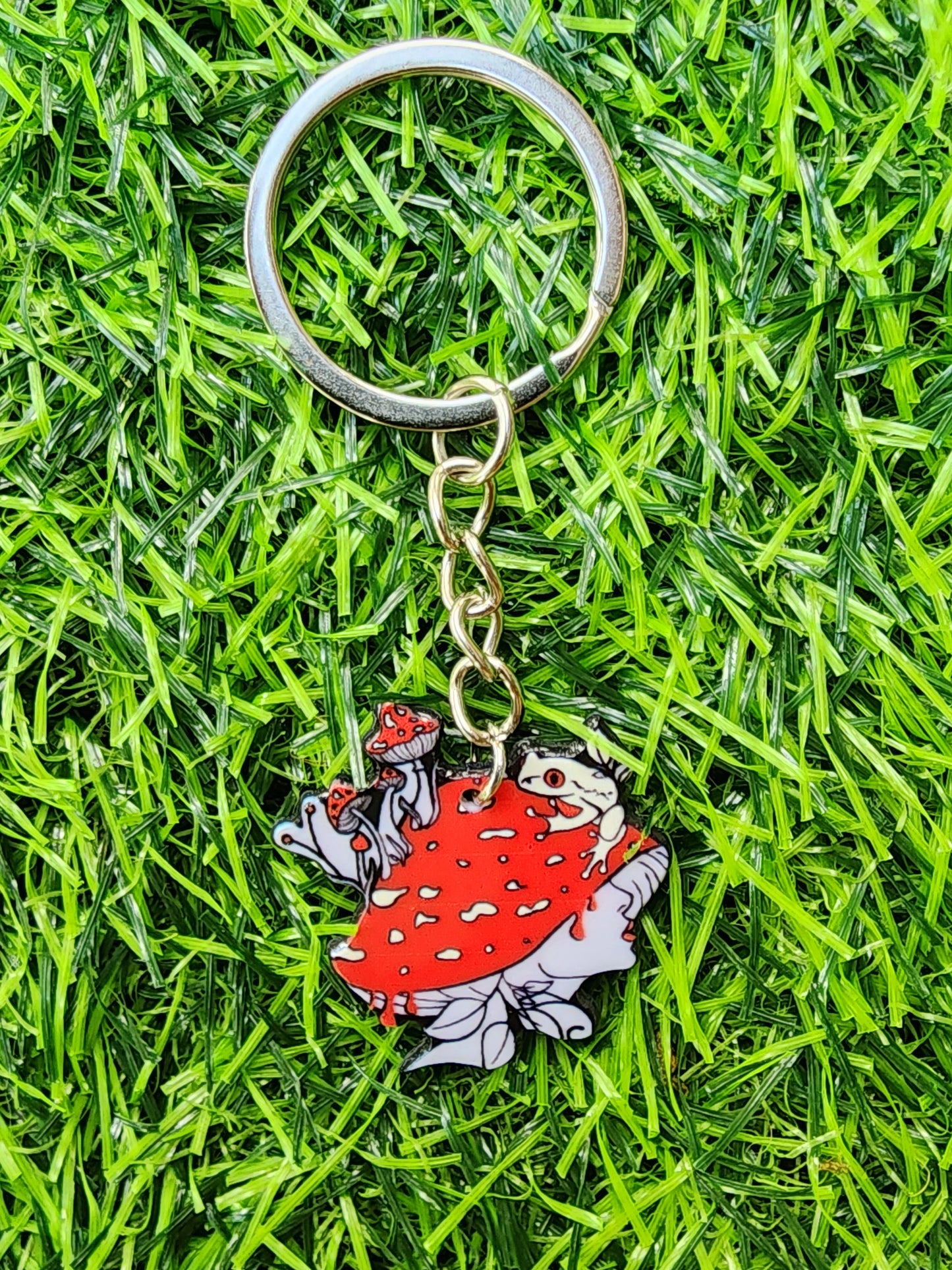 Mushroom Keychain