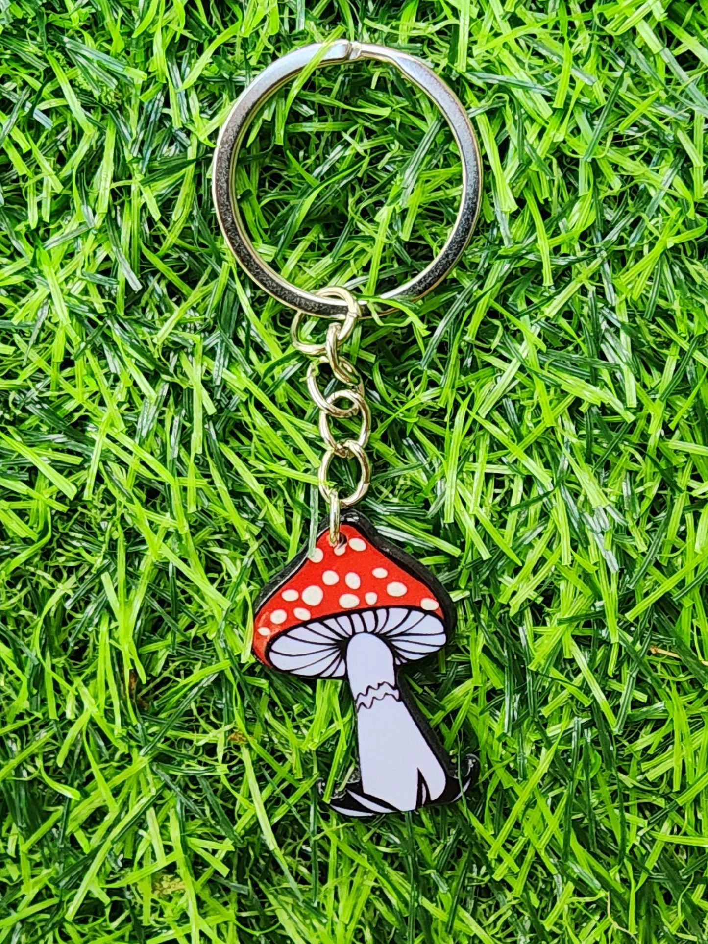 Mushroom Keychain