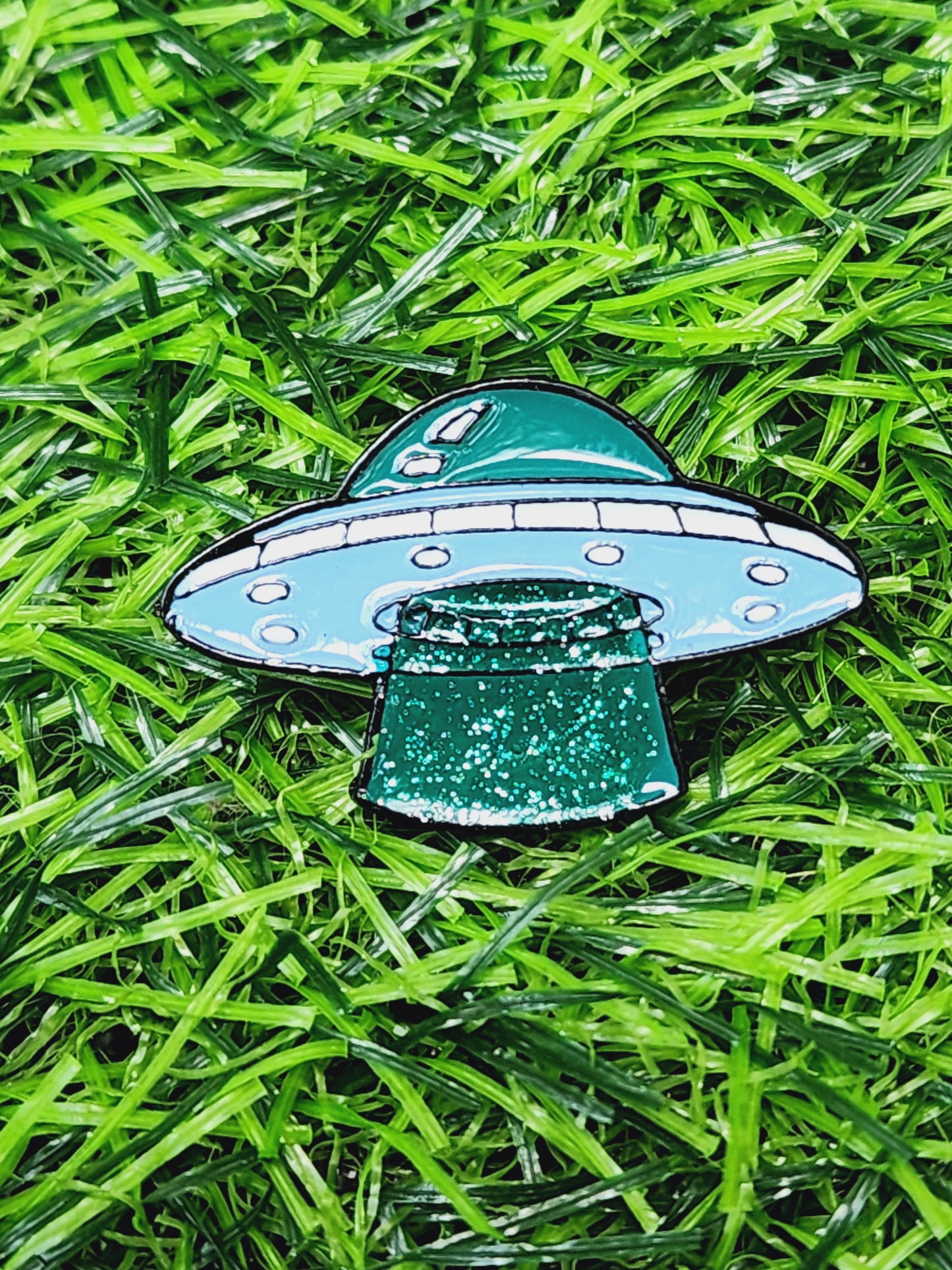 Space Ship Pin