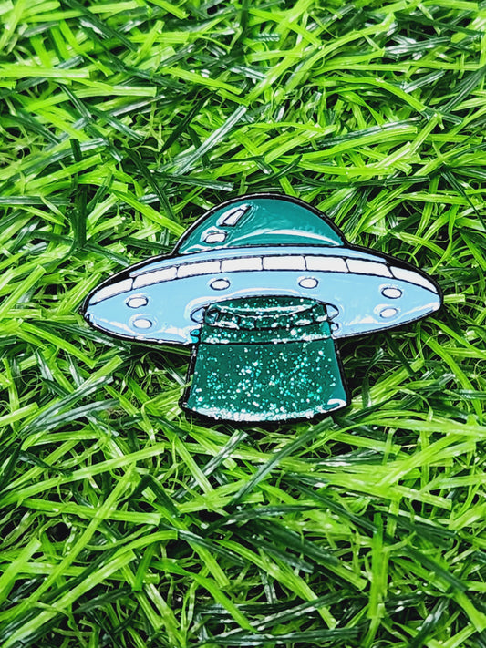Space Ship Pin