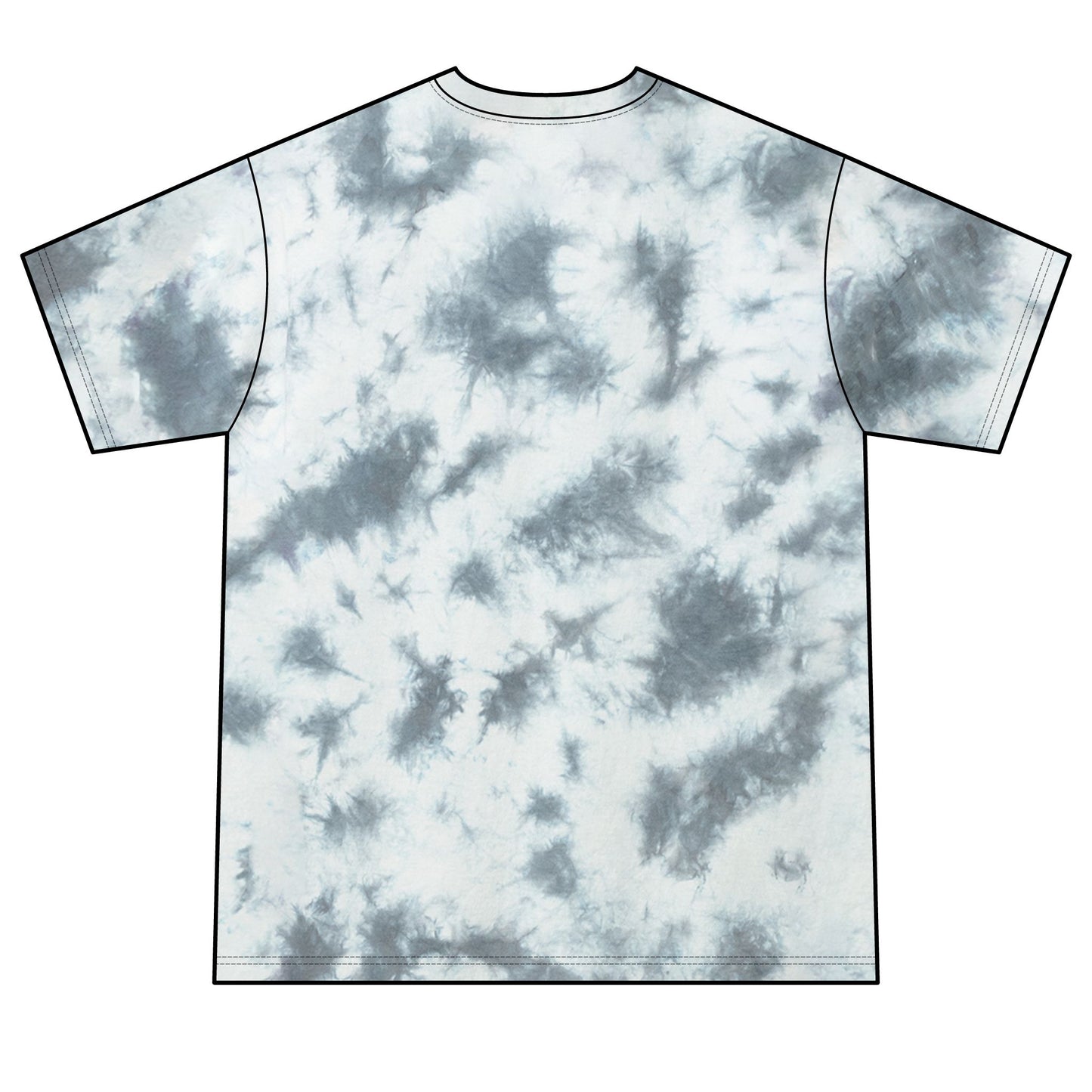 Crystal Spider Tie-Dye Tee — Gothic Crystal Spider Graphic Shirt