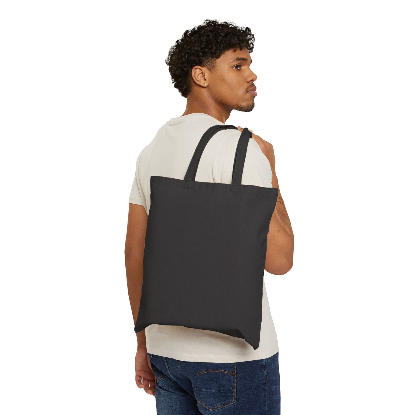 Spider Bat Tote — Cute Gothic Spider with Coffin "Love You" Canvas Tote