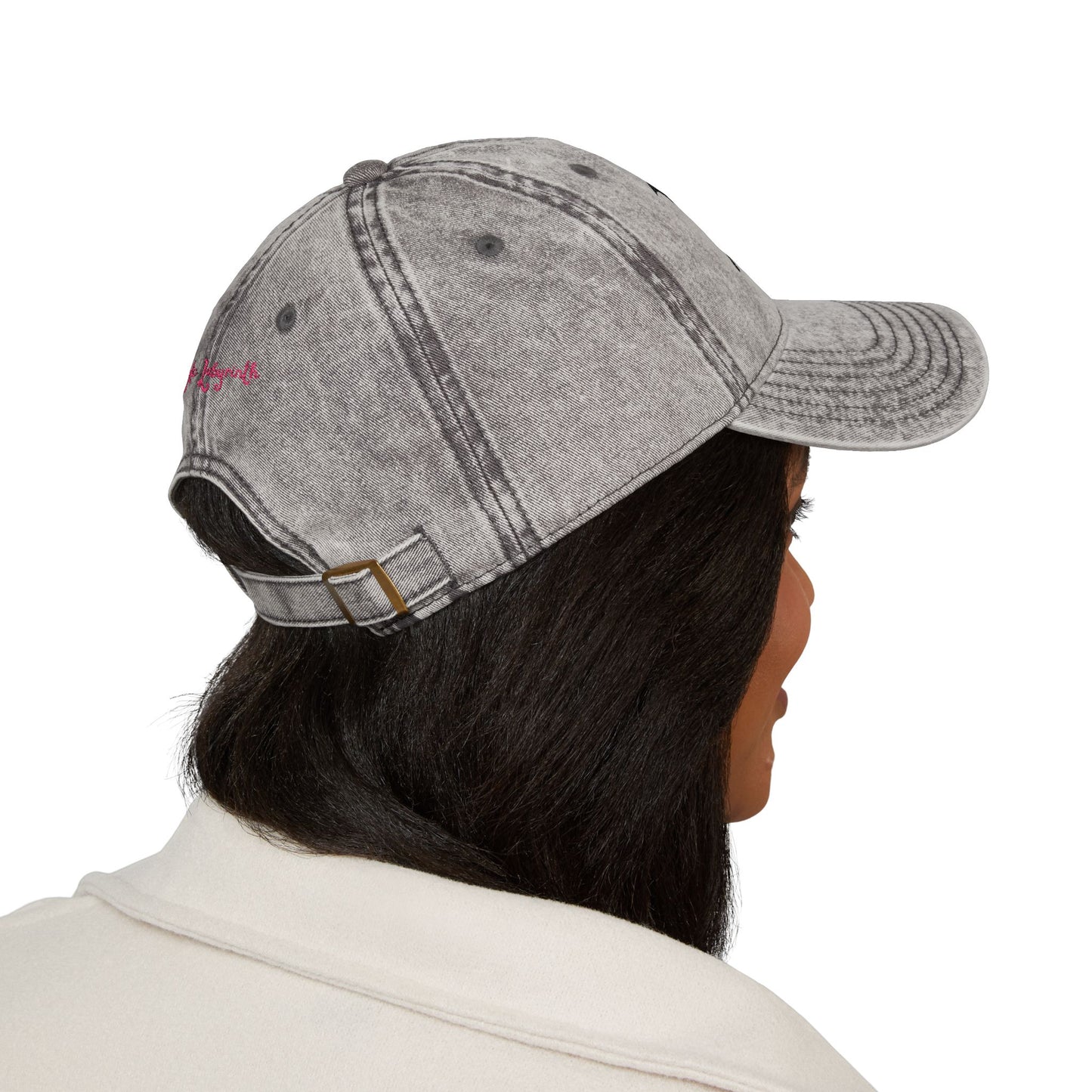 Mystical Tarantula Gothic Fairy Embroidered Vintage Cap