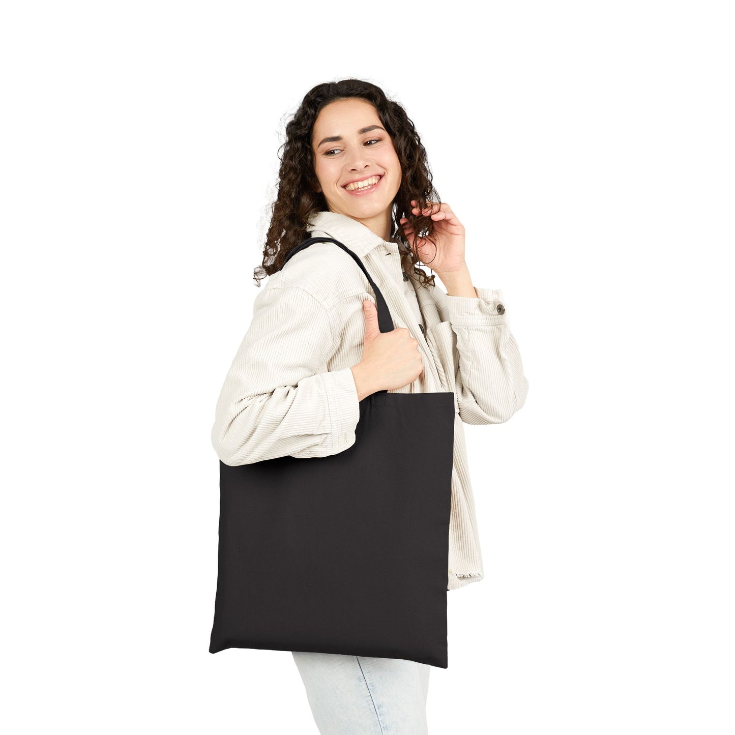 Spider Tote Bag — “We Are the Weirdos, Mister” Cute Gothic Canvas Shopper