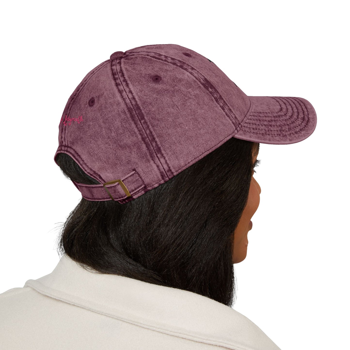 Mystical Tarantula Gothic Fairy Embroidered Vintage Cap