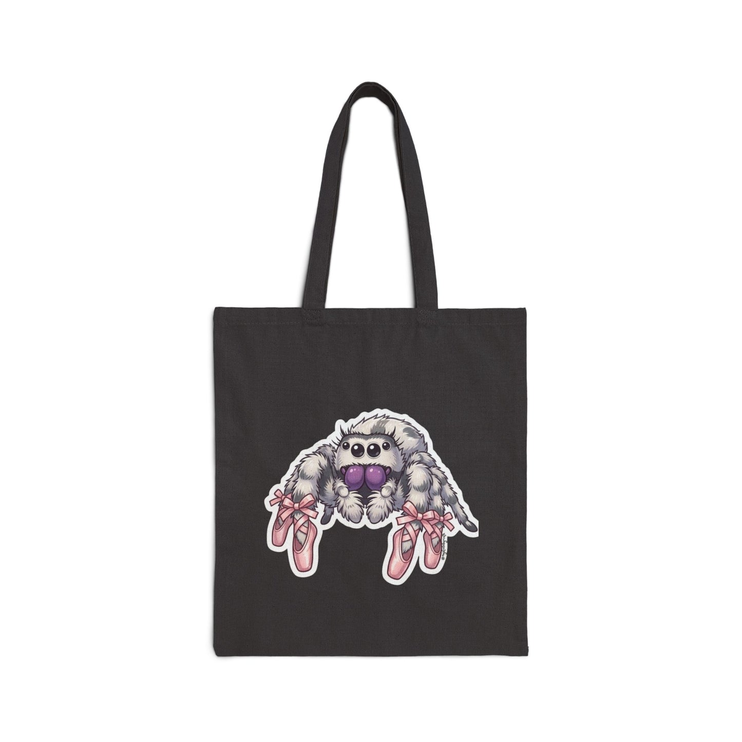 Sourdough the tiptoerTote Bag — Cotton Canvas Spider Print Tote