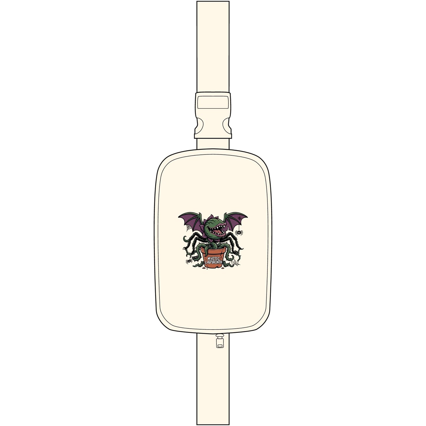 Explorer Sling Bag — "Murder Plant Coven" Embroidered Sling Bag