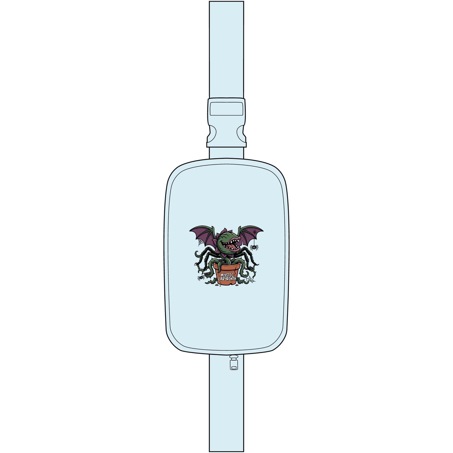 Explorer Sling Bag — "Murder Plant Coven" Embroidered Sling Bag