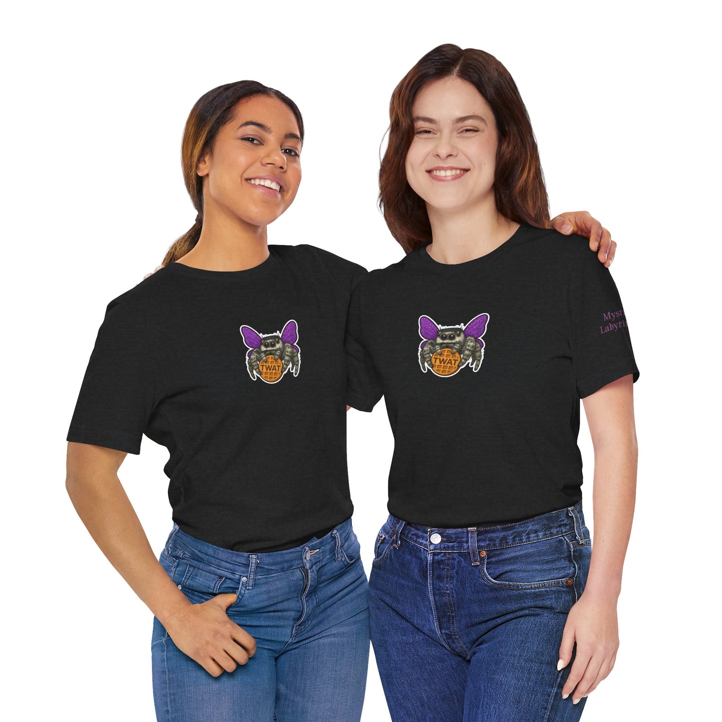 Funny Unisex Jersey Tee with Spider Graphic - Perfect for Casual Wear & Gifting
