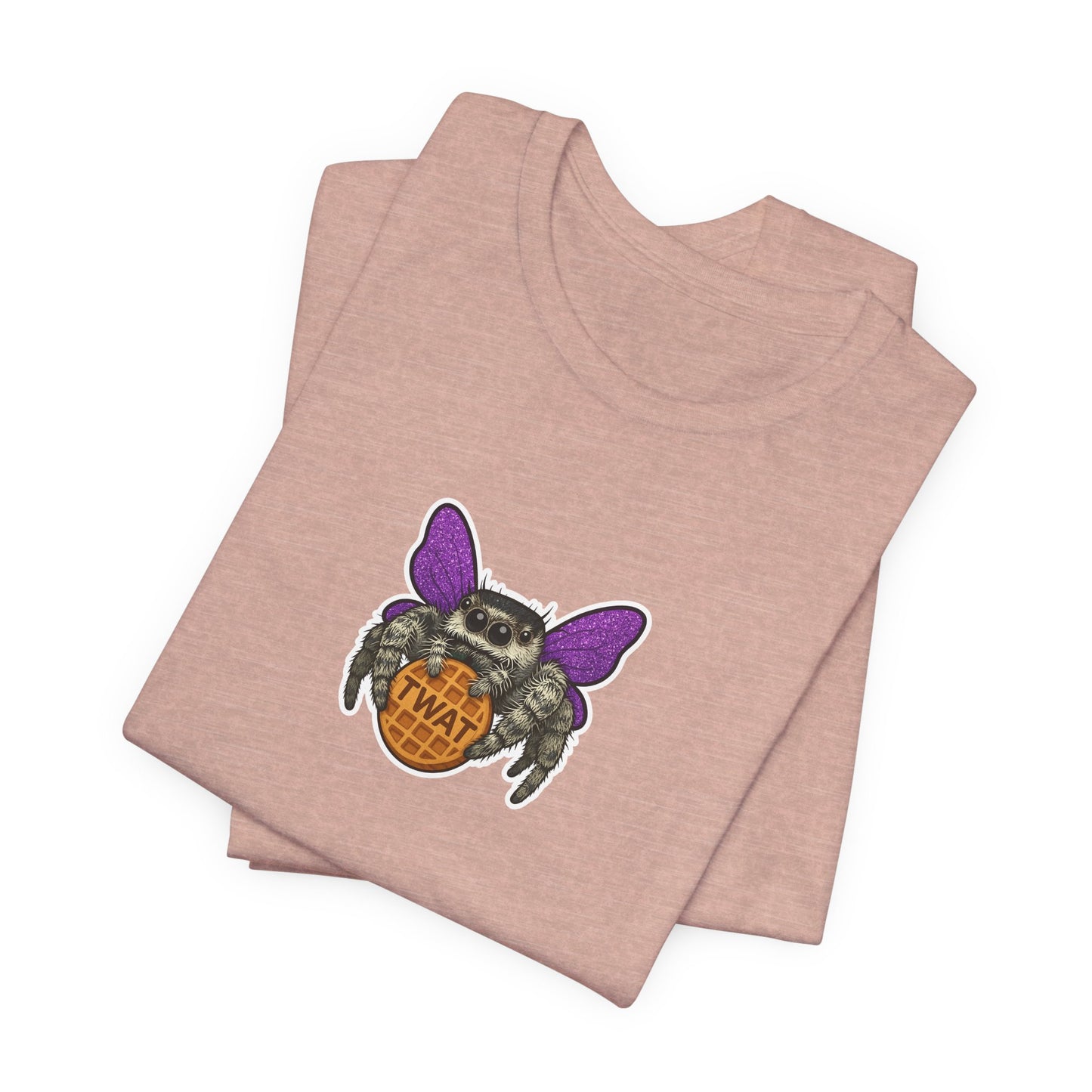 Funny Unisex Jersey Tee with Spider Graphic - Perfect for Casual Wear & Gifting