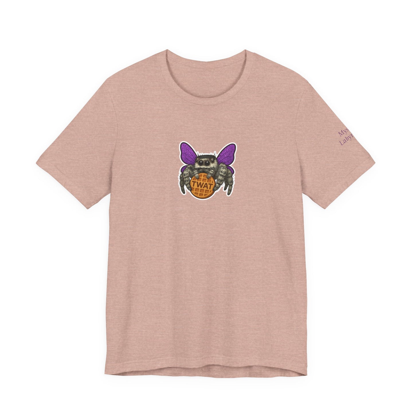Funny Unisex Jersey Tee with Spider Graphic - Perfect for Casual Wear & Gifting