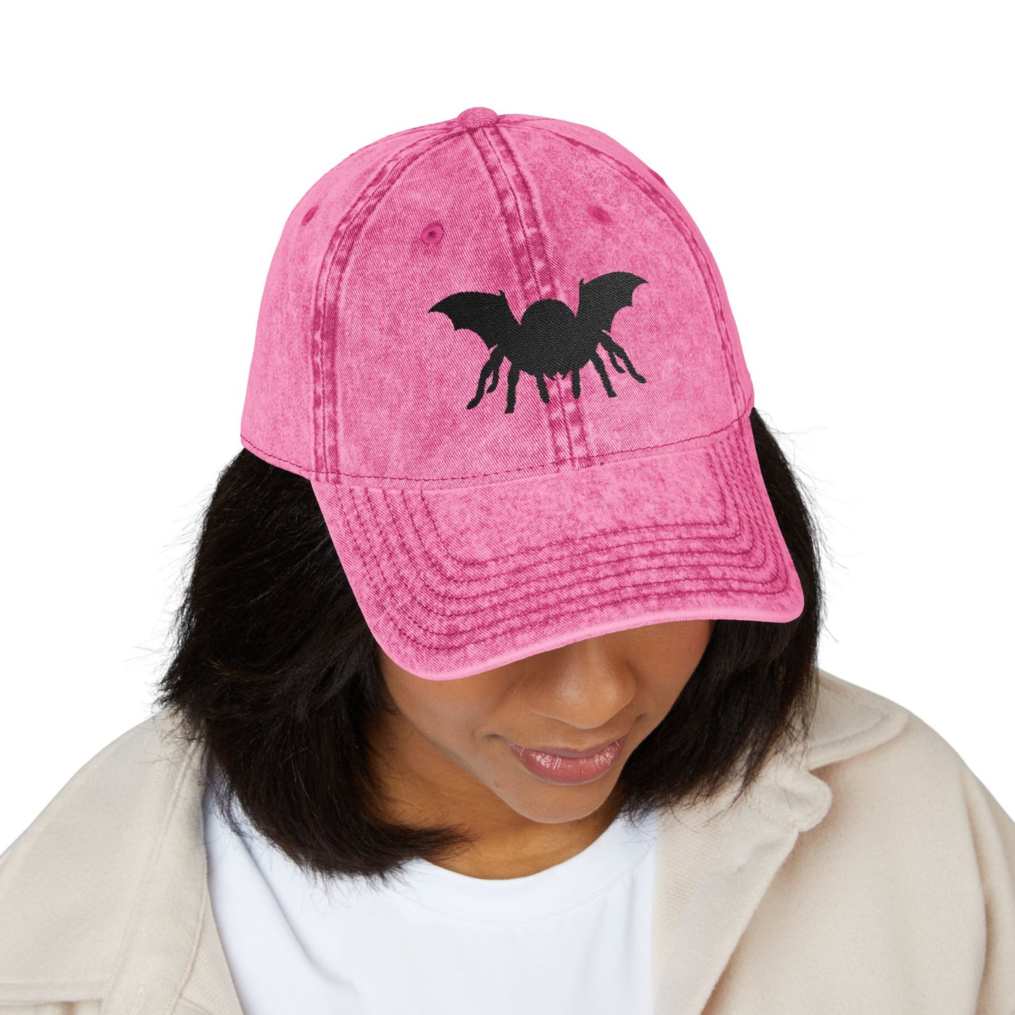 Mystical Tarantula Gothic Fairy Embroidered Vintage Cap