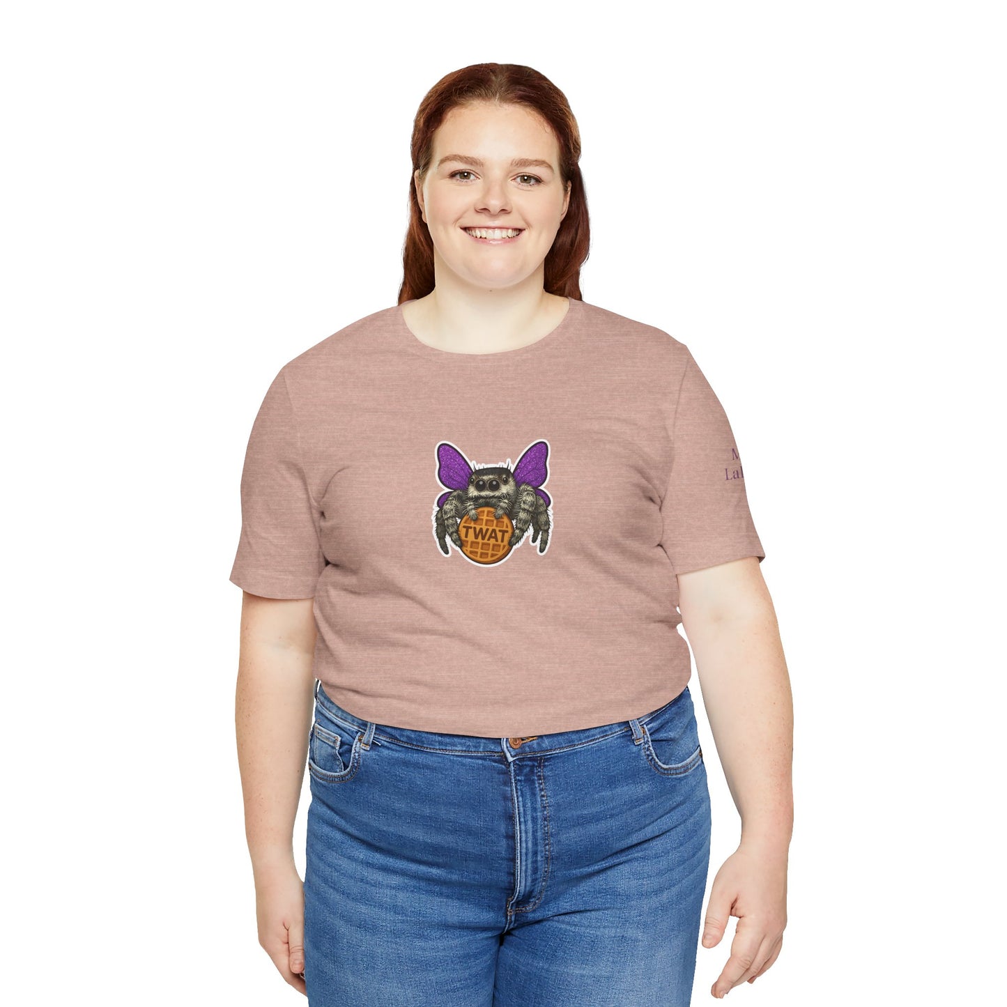 Funny Unisex Jersey Tee with Spider Graphic - Perfect for Casual Wear & Gifting