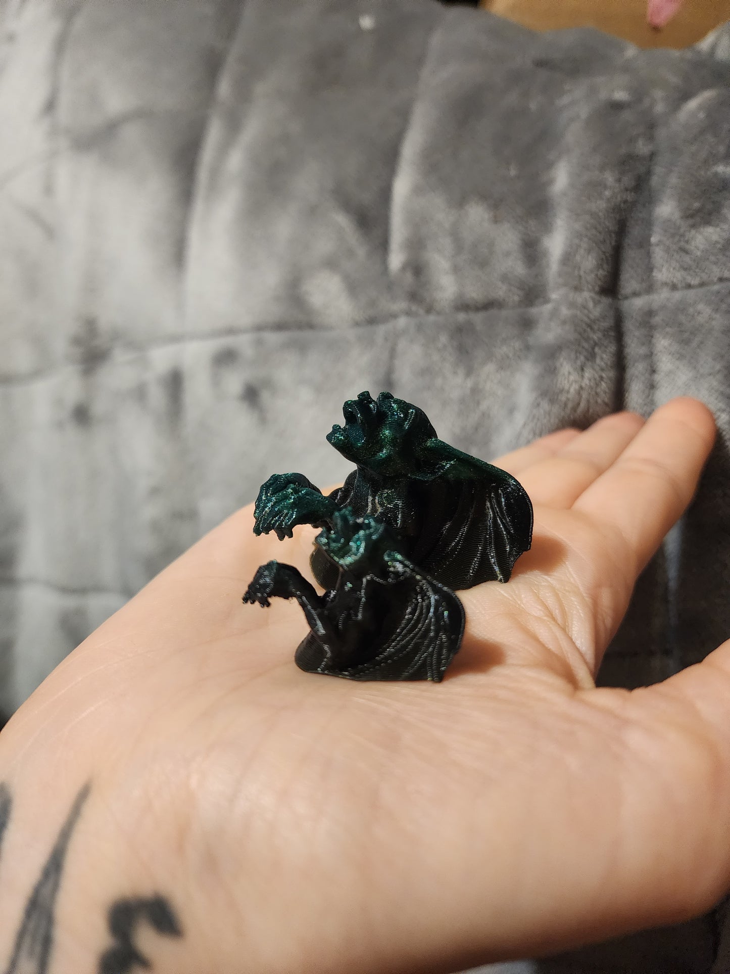 Black and Green Gargoyles