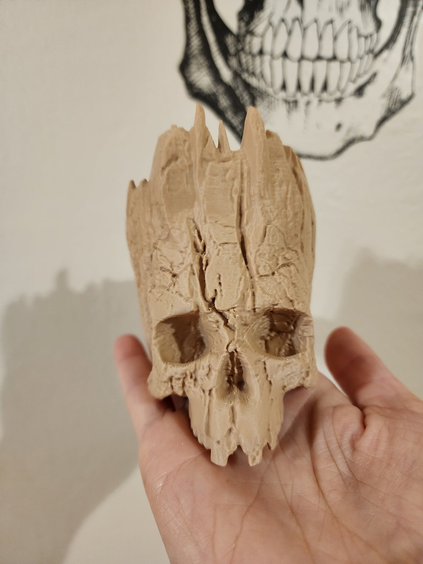Groot Style Skull Planters