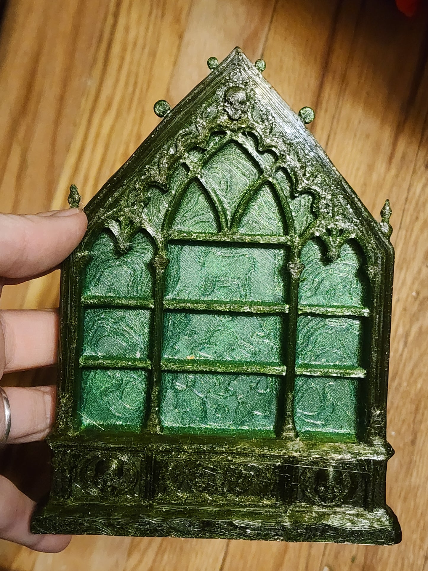 Mystical bookshelf insert