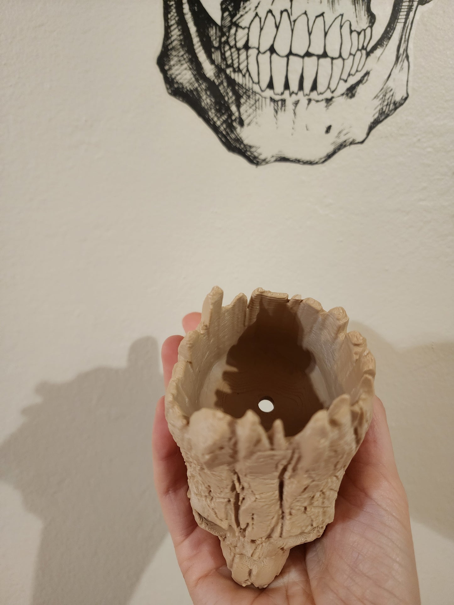 Groot Style Skull Planters