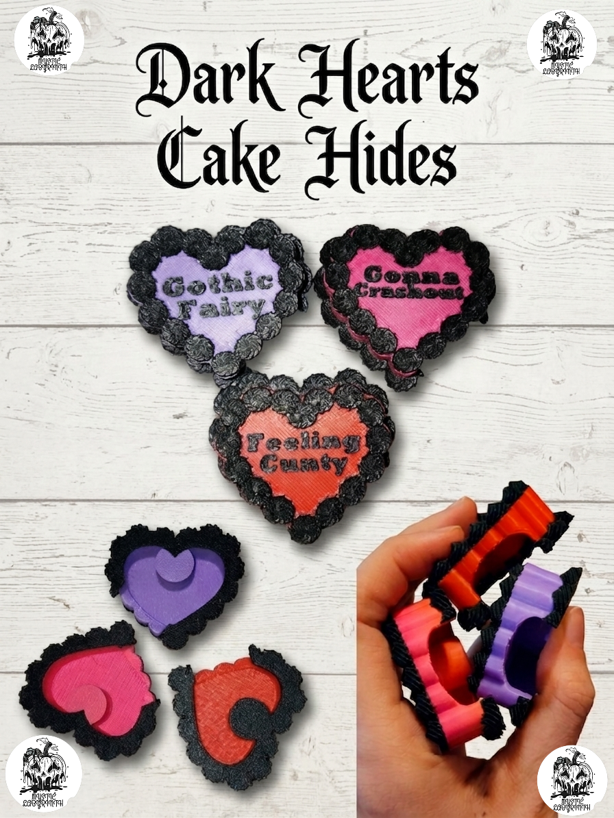 DARK HEARTS CAKE  HIDES