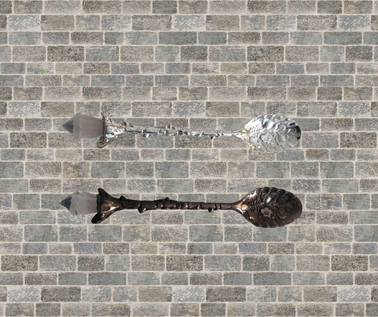 Metal crystal spoons