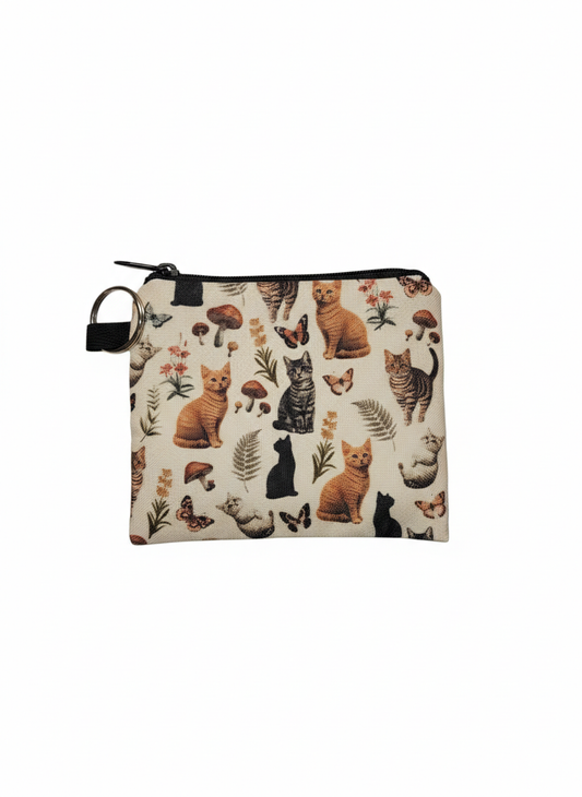 Mini Cat Zipper Bag
