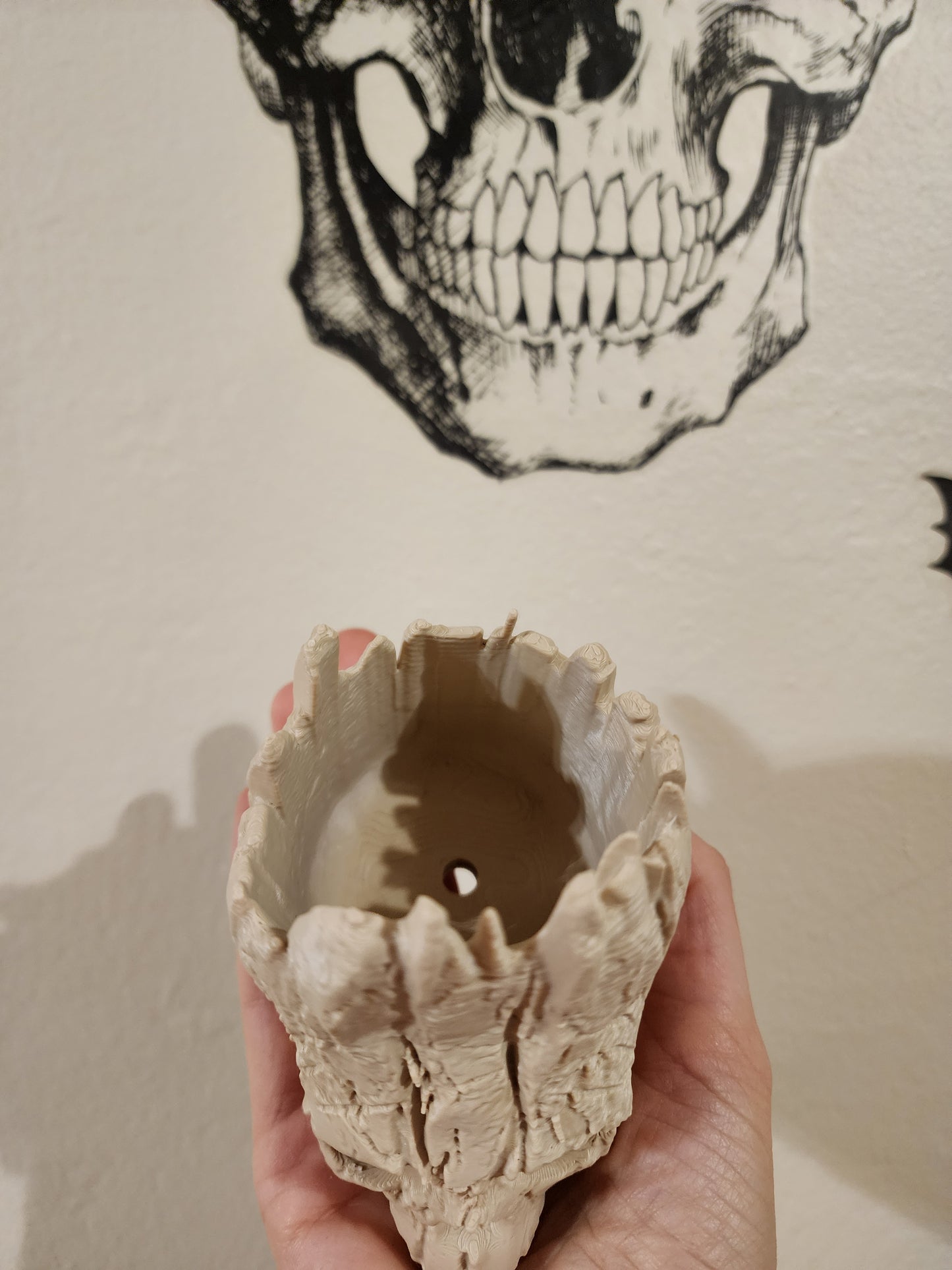 Groot Style Skull Planters