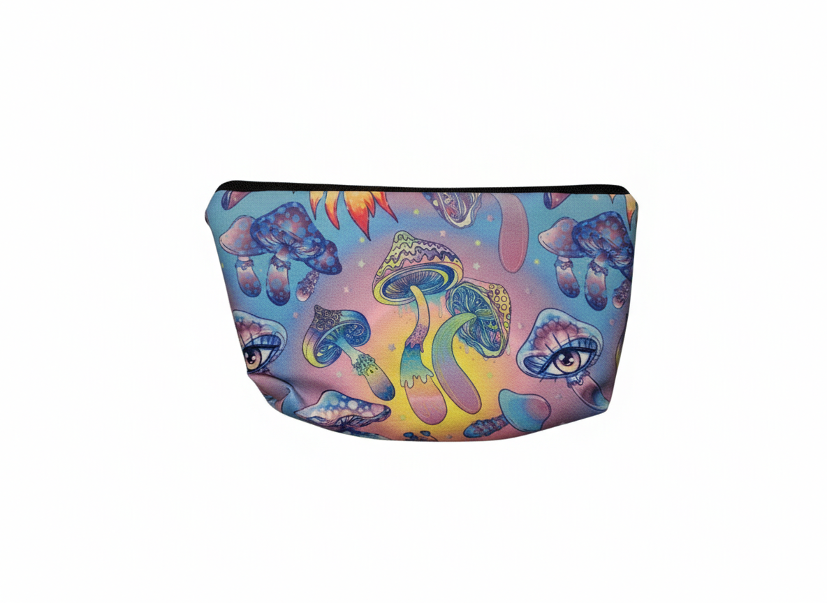 Mushroom Zipper Bag