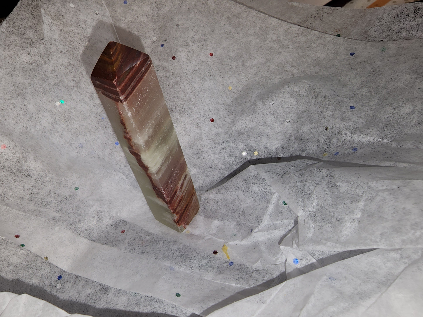 Crazy Lace Agate Tower