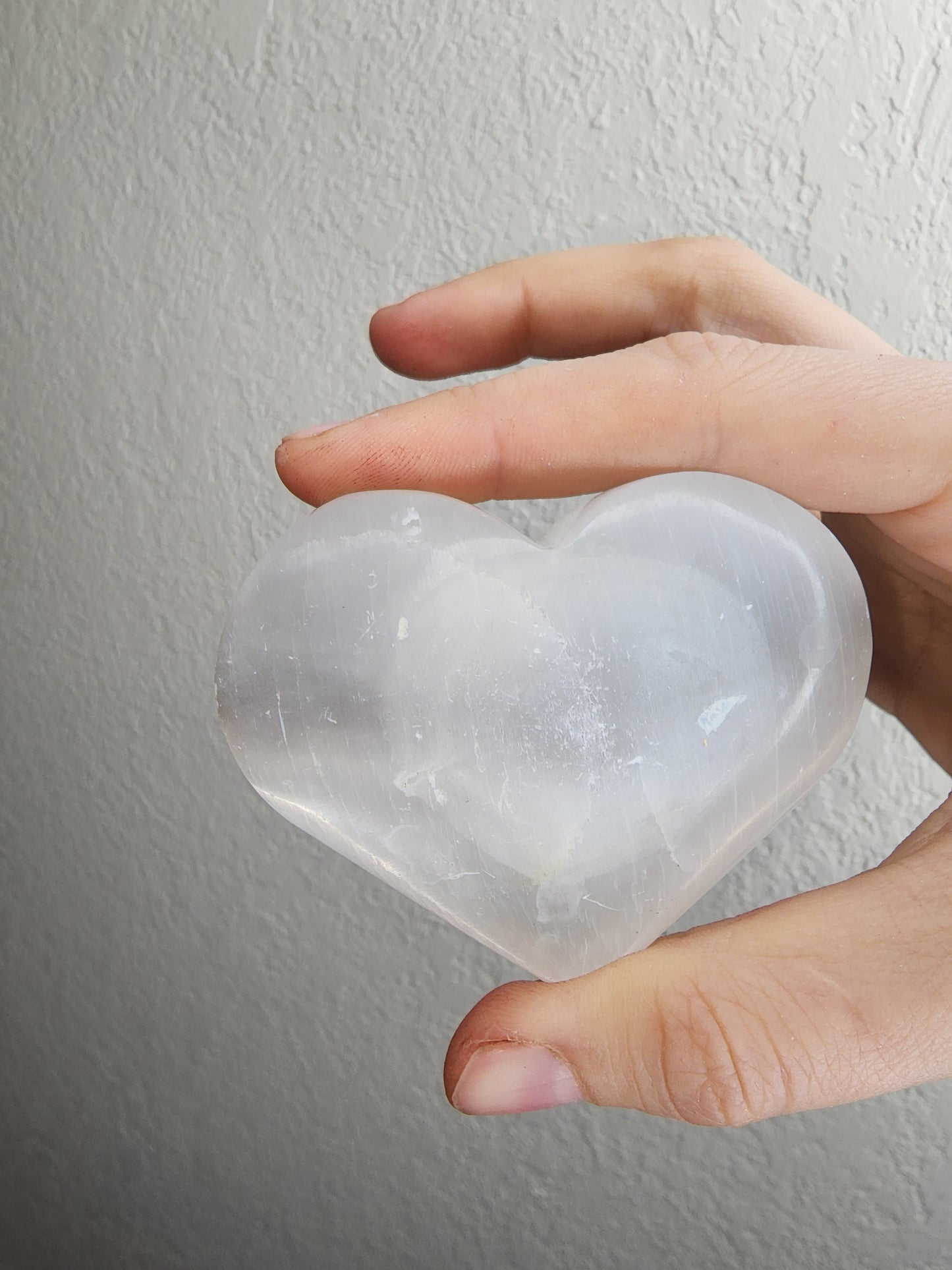 Selenite Heart