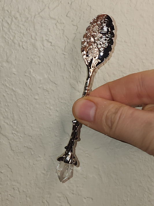 Silver Crystal Spoon