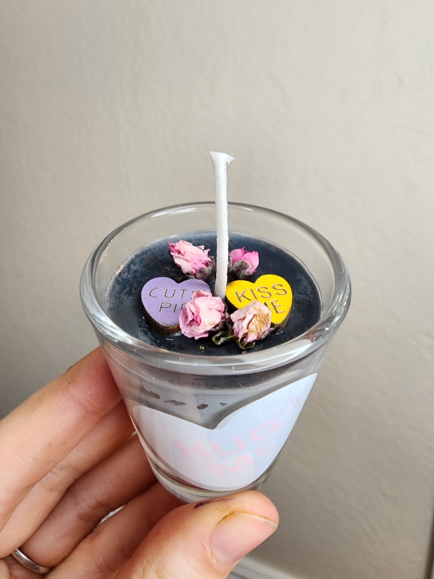Clearance Black Valentine Candle