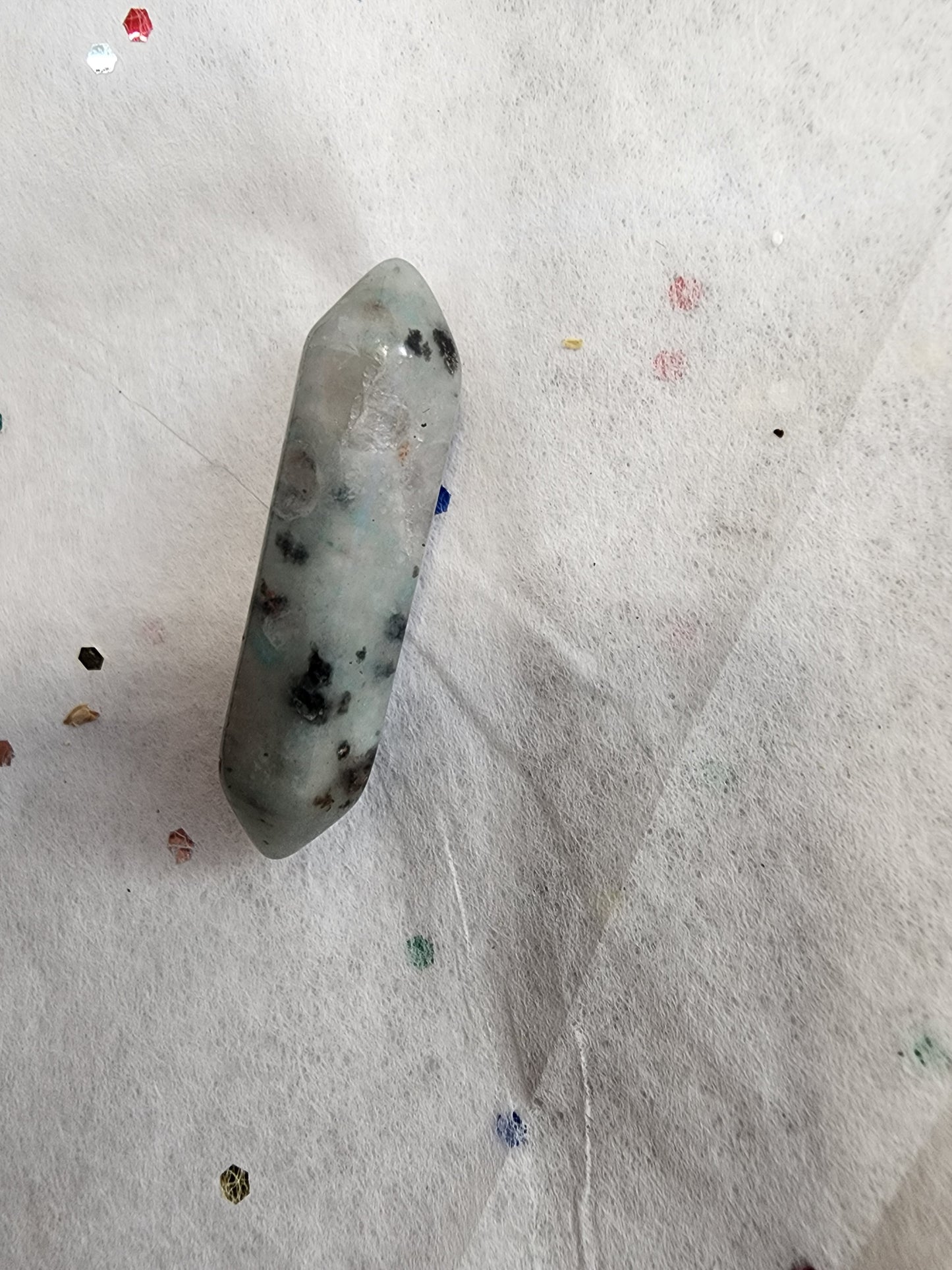 Clear Quarts with Tourmaline