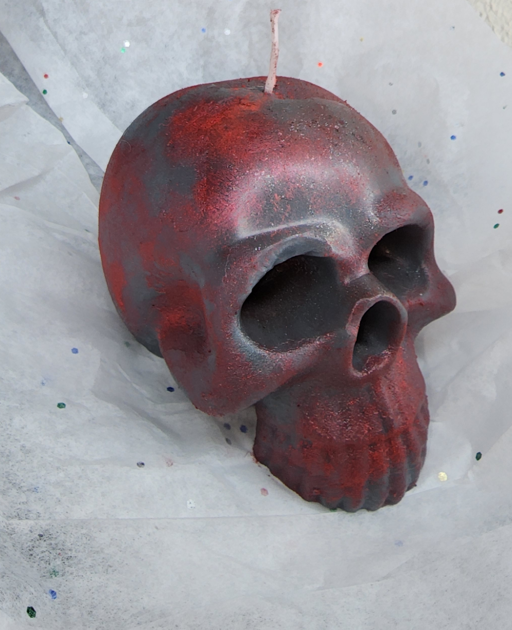 Red & Grey Skull