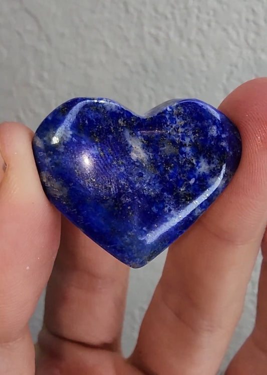 Blue Lapis Lazuli Heart