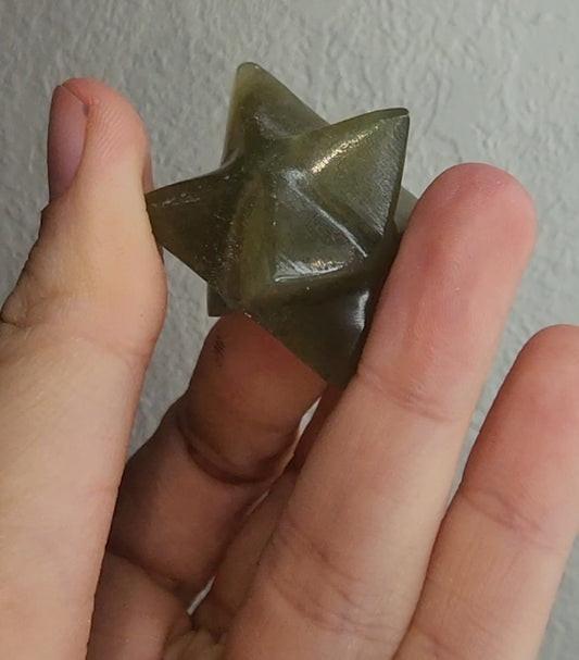 Green Aventurine 8 Point Star