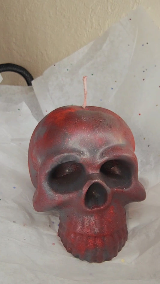 Red & Grey Skull