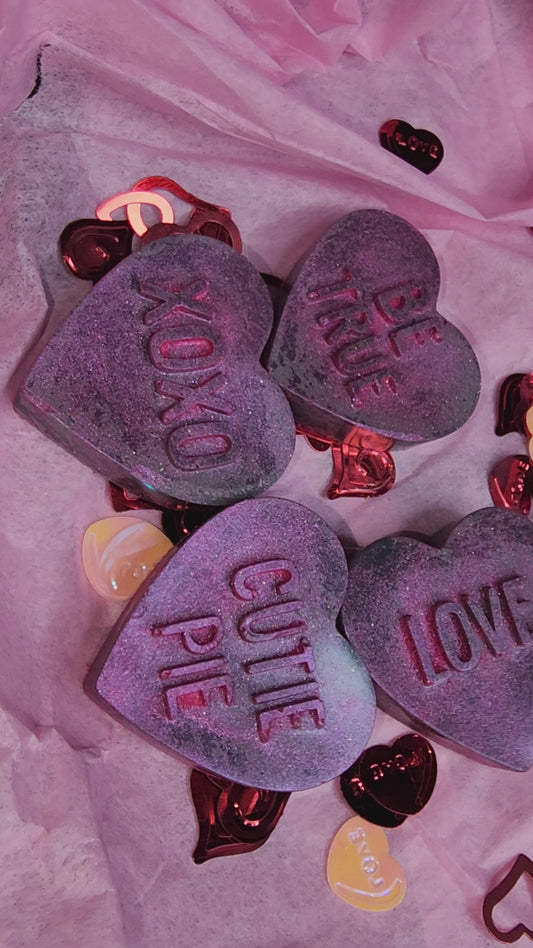 Black Hearted Wax Melts (4pk)