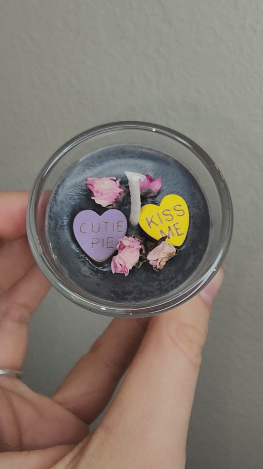 Clearance Black Valentine Candle